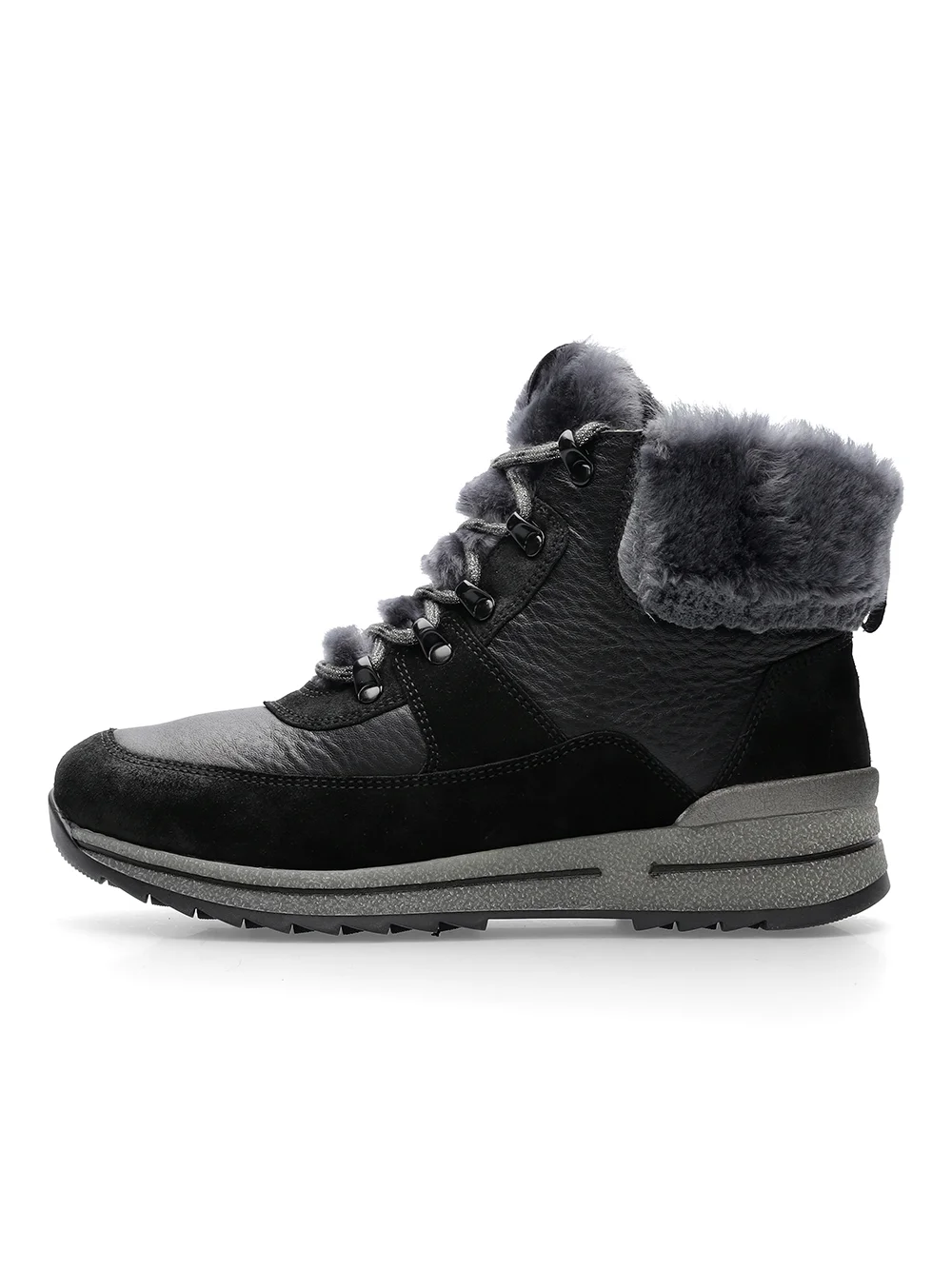 Stiefel Osaka schwarz-grau