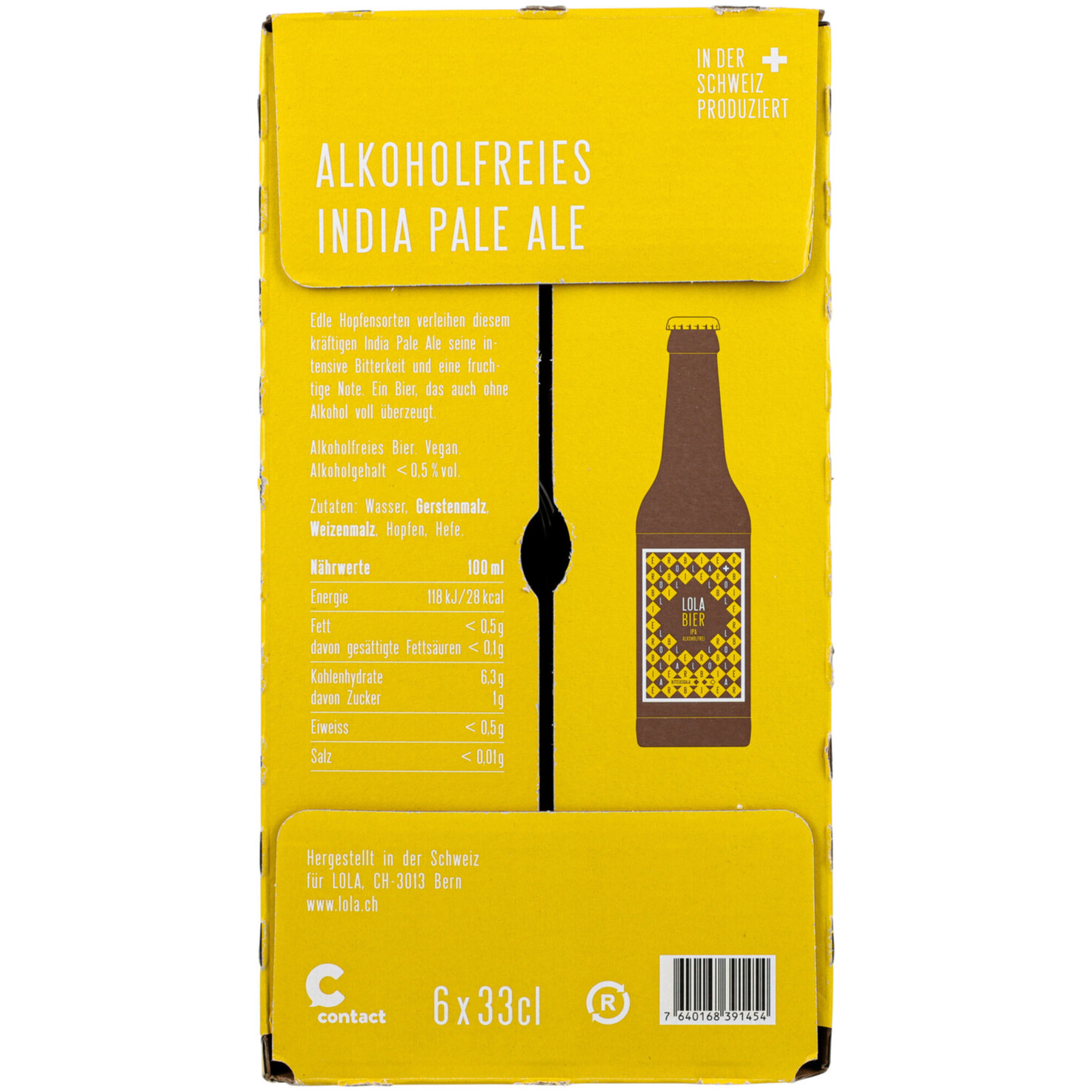 Lola Bier IPA alkoholfrei 6x33CL -198cl