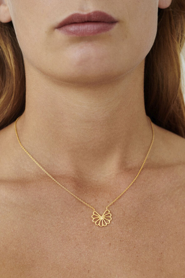 Pernille Corydon Jewellery Small Bellis Necklace Adj. 40-46 cm Silver