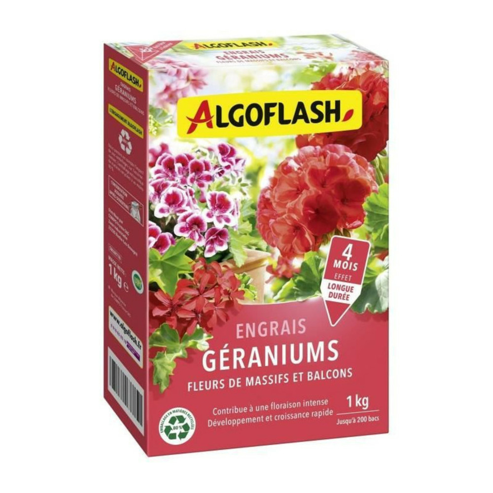 Engrais géraniums, fleurs de massifs et balcons - - 1 kg