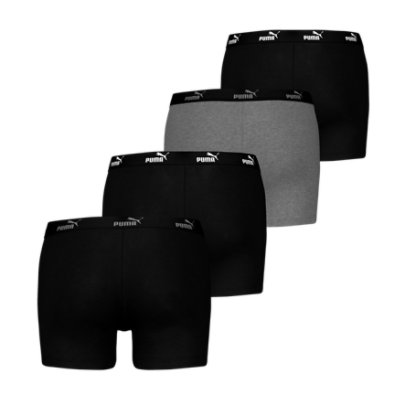 PumaPromo Solid Boxer 4er - schwarz