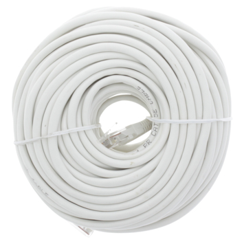 Q-Link UTP kabel CAT5E AWG26 2RJ45 20 meter wit