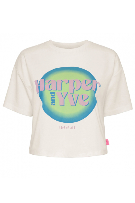 Harper & Yve ecru dames t-shirt
