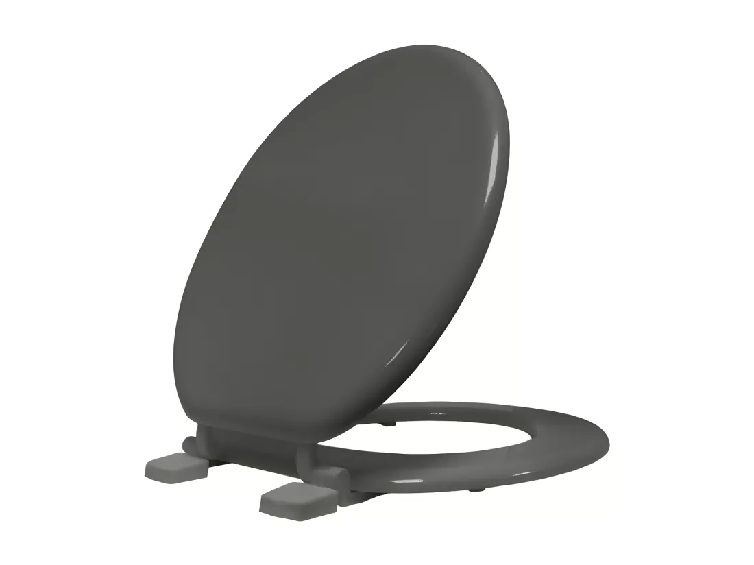 Abattant WC 37 x 47 cm Vitamine Anthracite - MDF