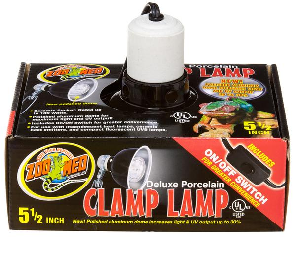 Zoo Med Deluxe Porcelain Clamp Lamp