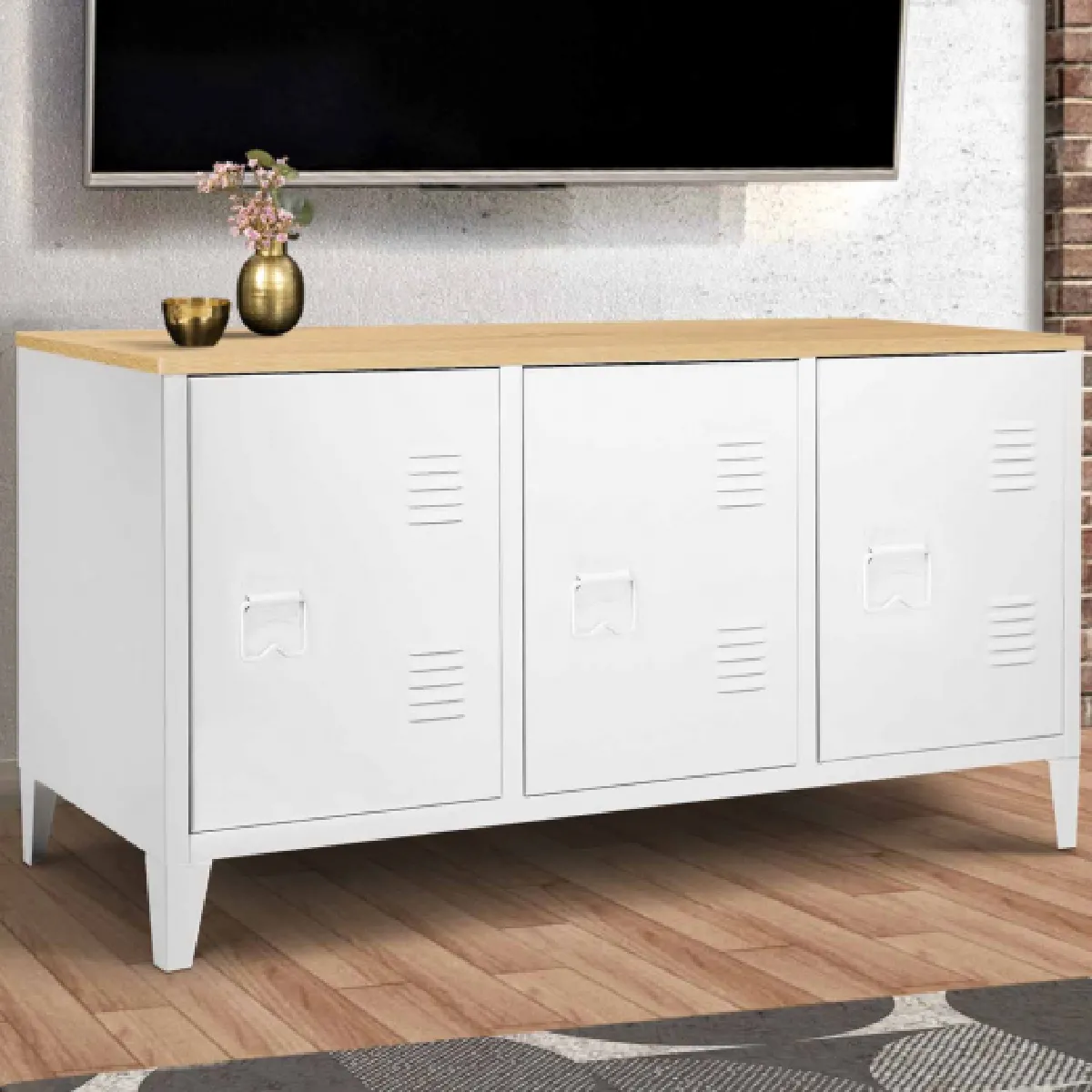 Idmarket Market Buffet ESTER - 113 cm