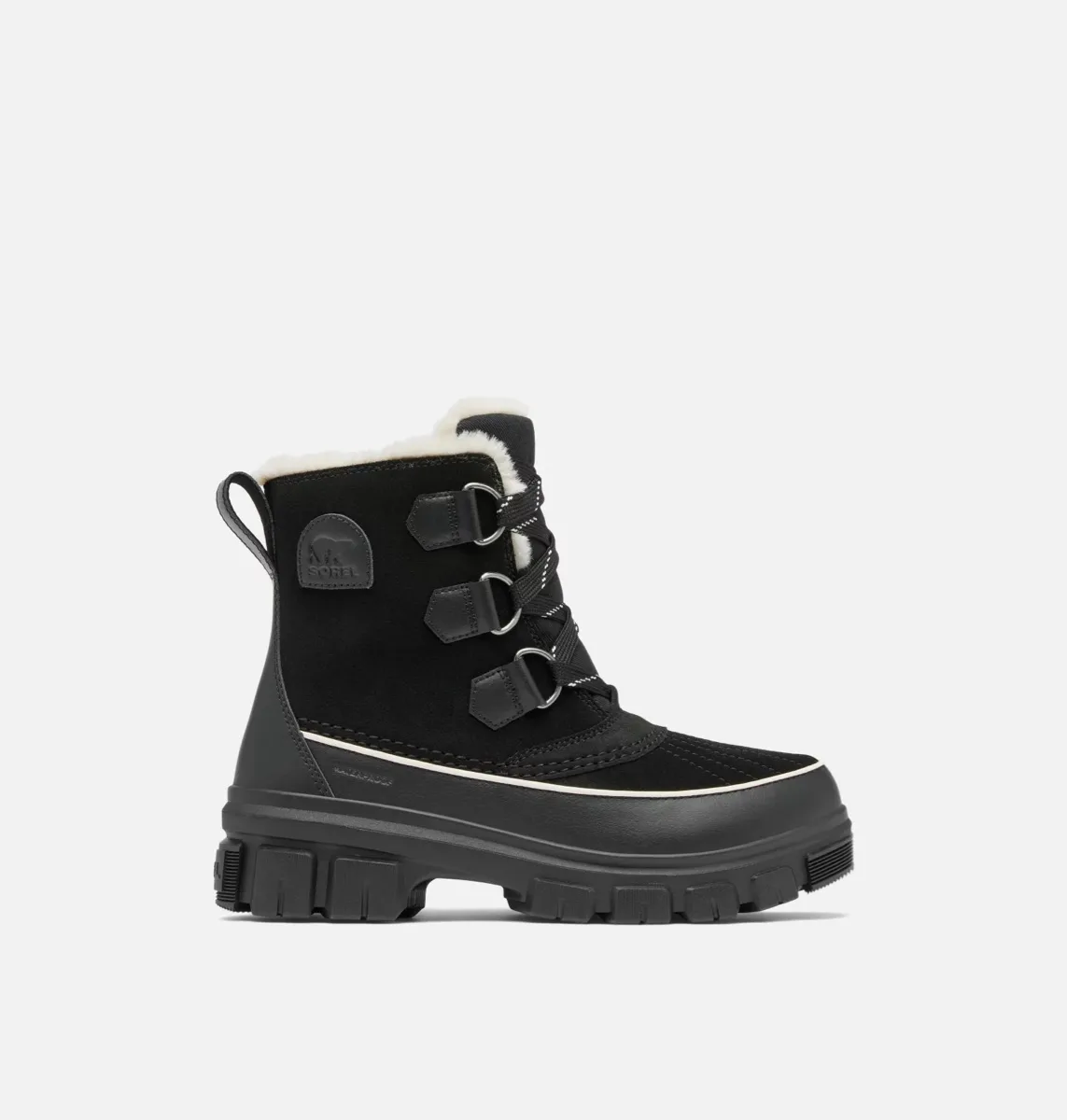 Sorel Women's Torino V Waterproof Black/Fawn
