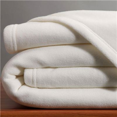 Couverture POLAIRE UNIE microfibre - tempérée