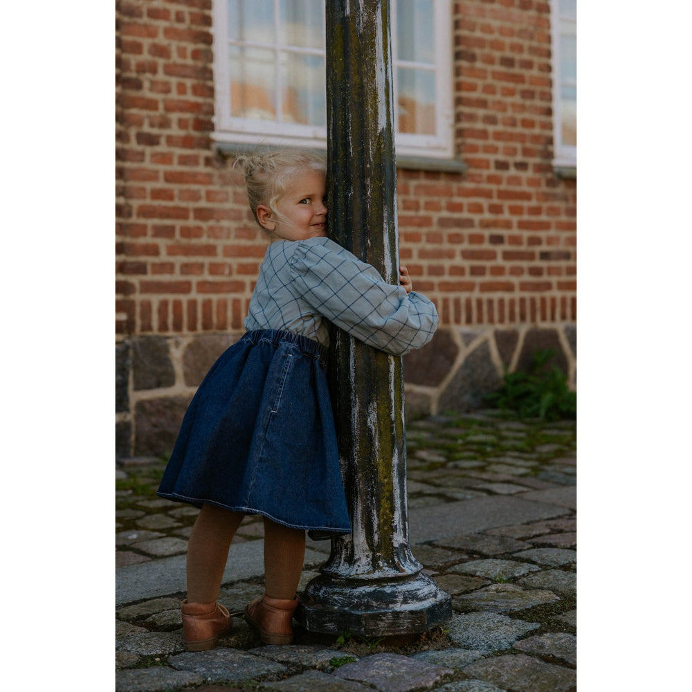 Køb Fliink Dark Denim Blue Don Denim Nederdel