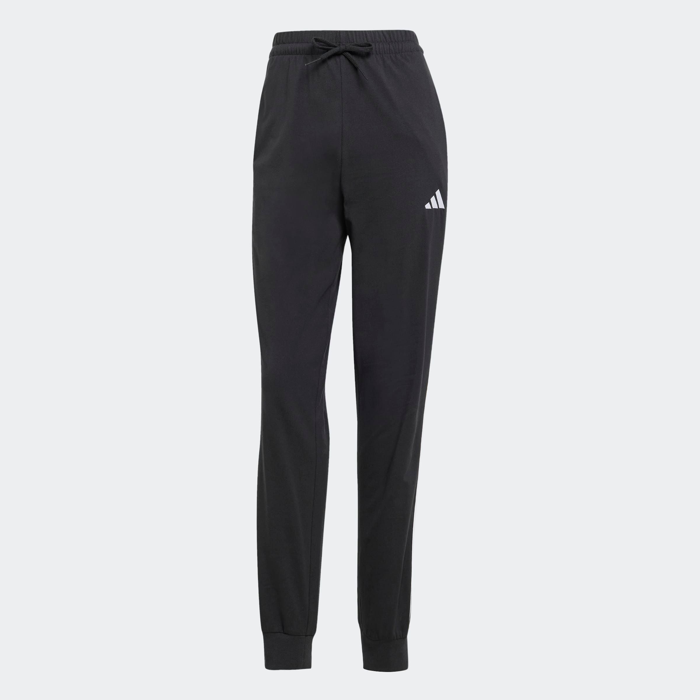 adidas Sportswear Sporthose »ESSENTIALS 3-STREIFEN«  Lässig geschnitten, hoher Bund, schmal zulaufende Beinform
