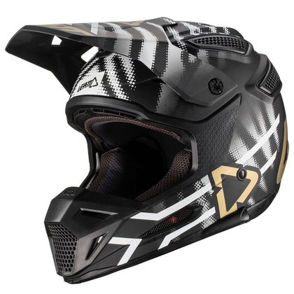 Casque cross Leatt GPX 5.5 - COMPOSITE V20.2 - ZEBRA 2023 - Noir / Jaune