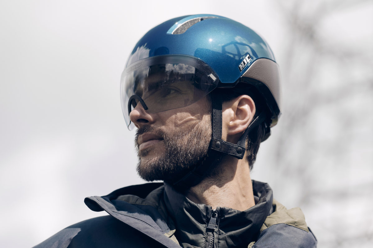 HJC Calido Plus Urban Cykelhjelm, Metal Navy Blå / Brun