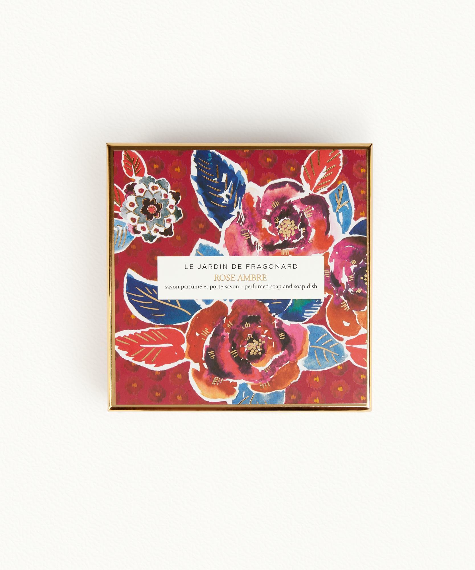 Rose Ambre  Savon & porte savon - 150 g