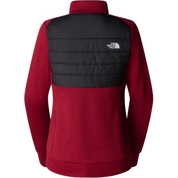 Doudoune randonnée THE NORTH FACE W REAXION HYBRID JACKET BEETROOT DARK HEATHER/ASPHALT GREY
