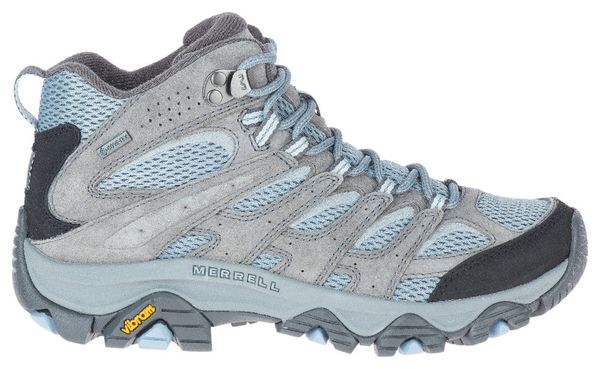 Chaussures de Randonnée Merrell Moab 3 Mid Gore-Tex Gris/Bleu Femme