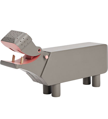 Kay bojsen Holzfigur - Nilpferd - 19 cm - Grau