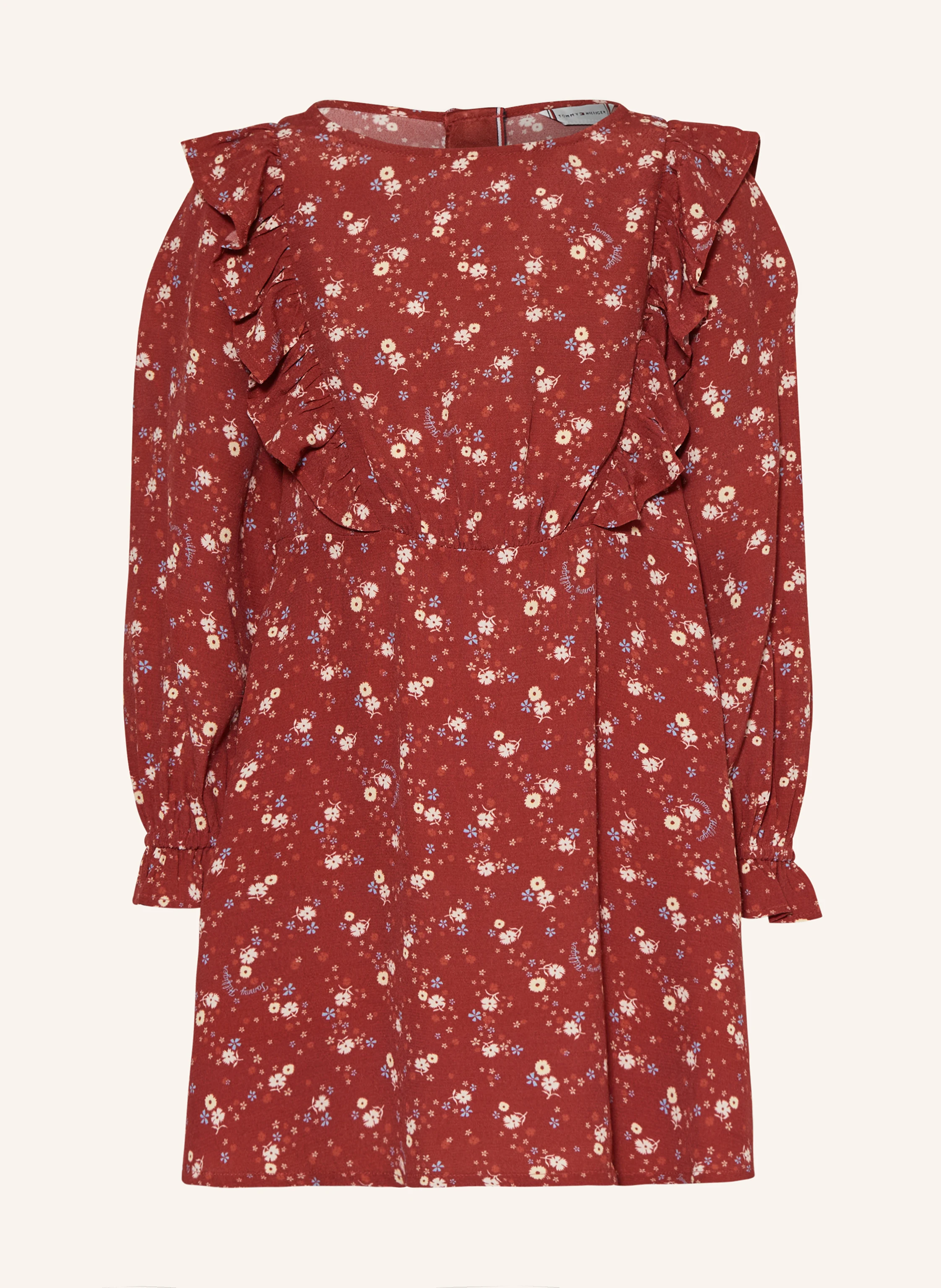 TOMMY HILFIGER Kleid mit Rüschen