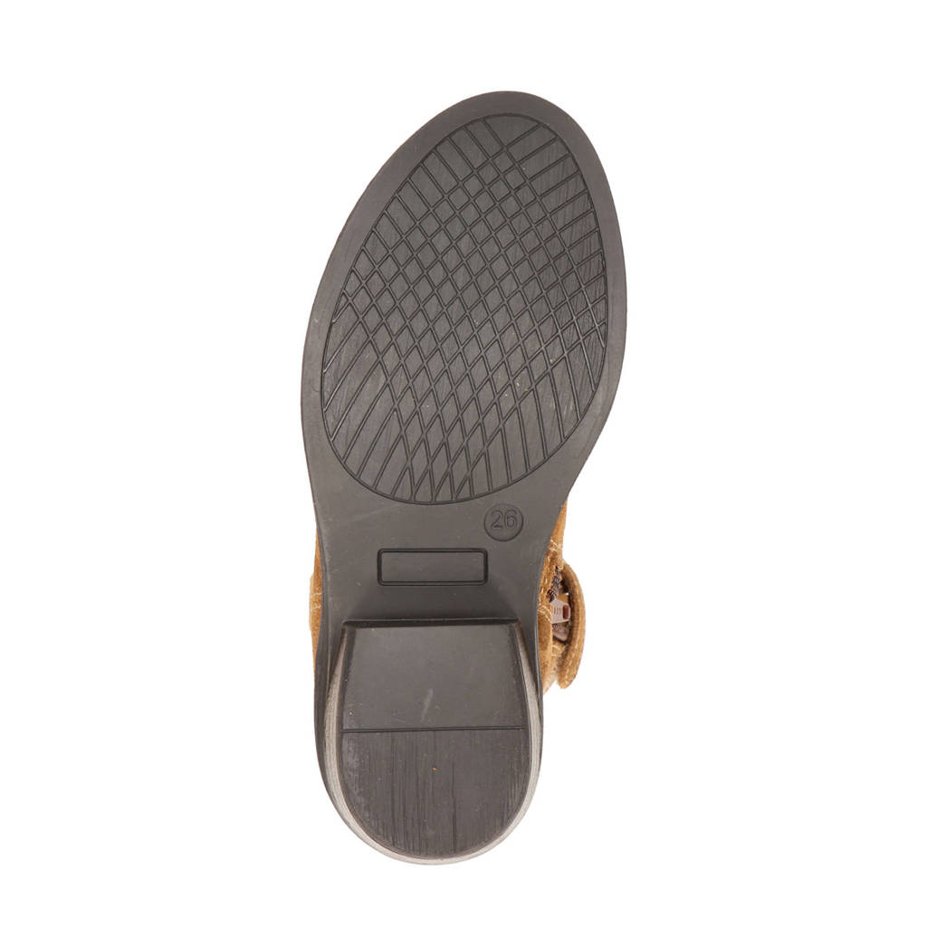 Nelson Kids suède cowboylaarzen cognac