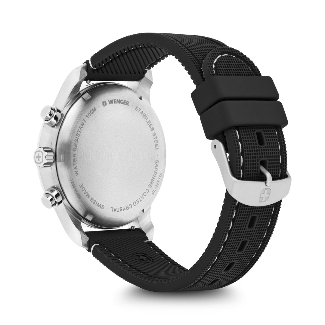 Wenger Attitude Chrono Schwarz Ø 44mm