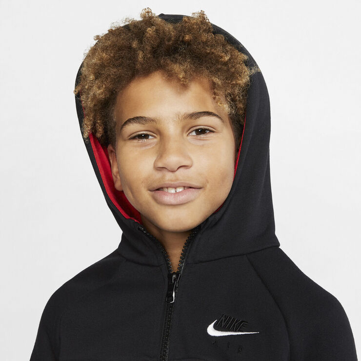 Nike Air Full Zip Haettetroje Sort
