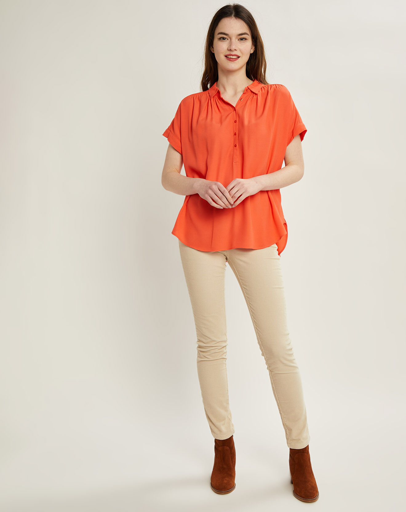Cyrillus Top Audrey orange