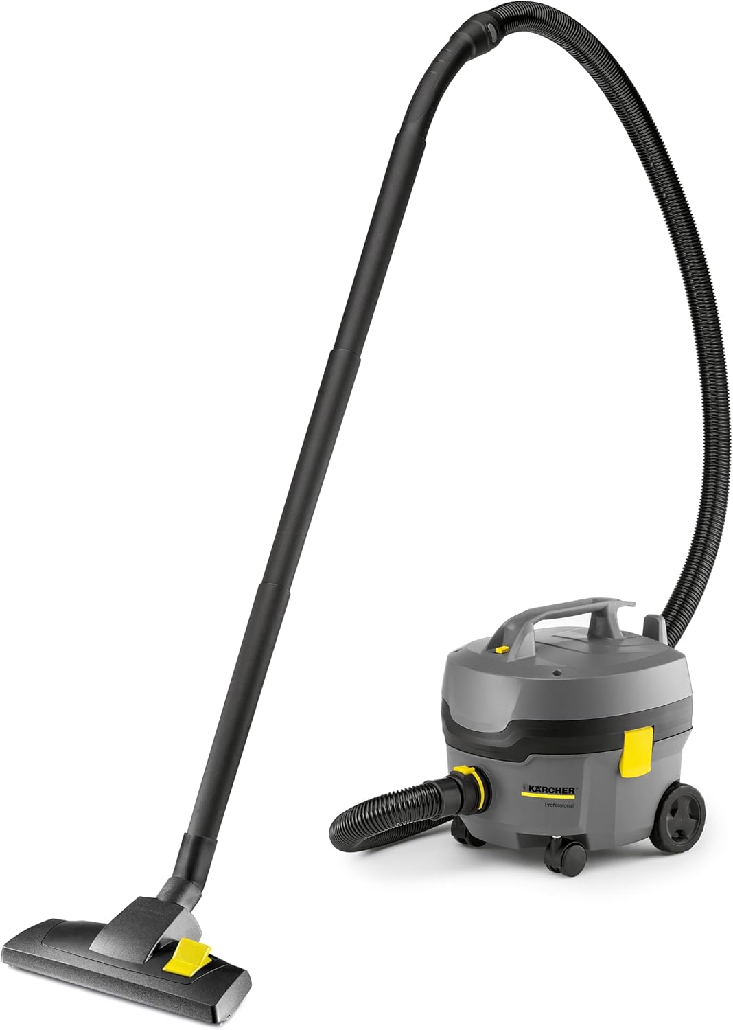 Kärcher Sauger T 7/1 Classic, Sauger für Textil- und Hartböden, Behälter: 7 l, Leistung: 850 W, Schalldruckpegel: 62 db(A), Gewicht: 3,5 kg, Kabel: 7,5 m, Permanent-Filterkorb