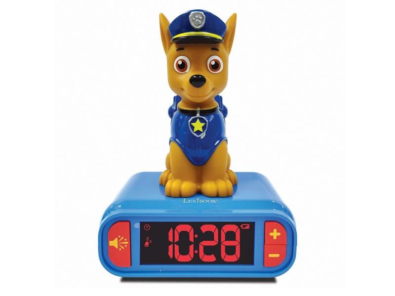 Lexibook Wecker mit Nachtlicht Paw Patrol Chase Digitalwecker für Kinder