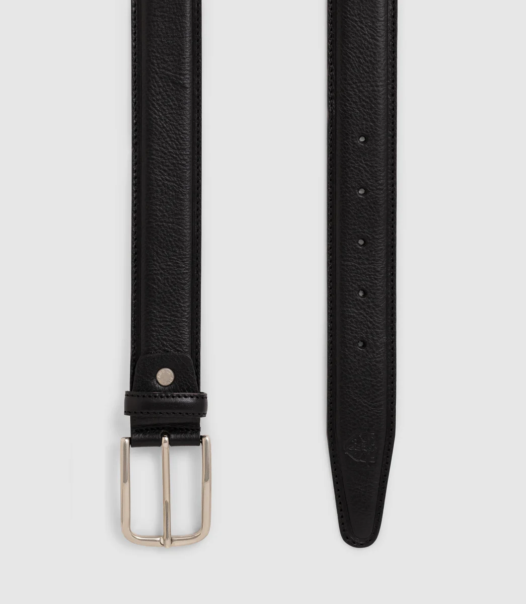 Ceinture 35mm en cuir noir CUI