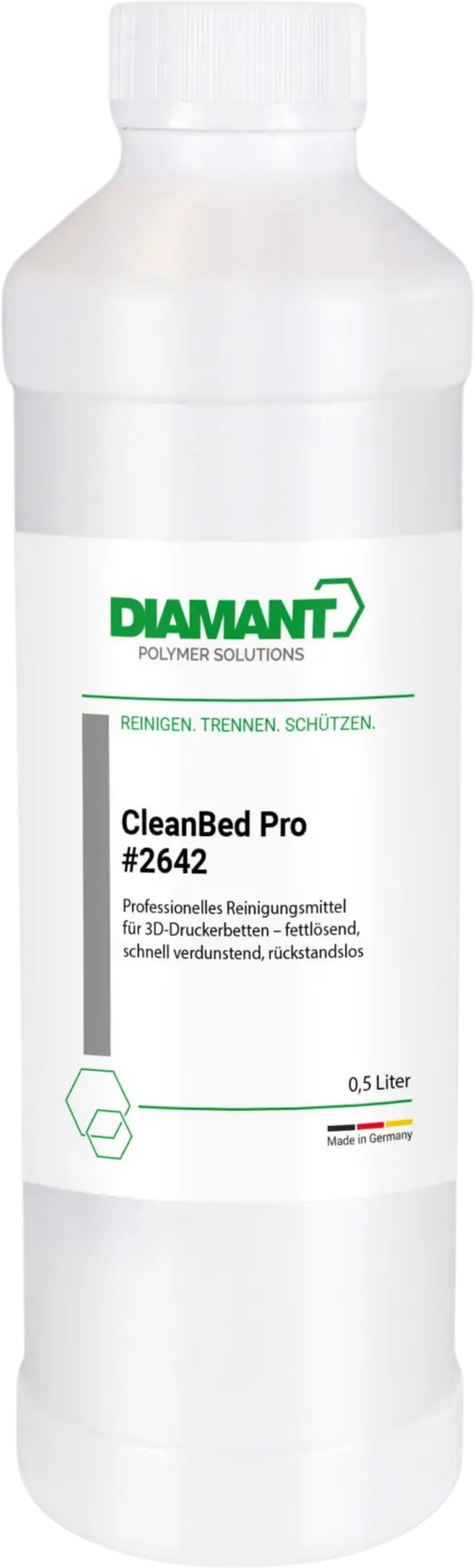 DIAMANT Polymer  CleanBed Pro, 500 ml    Reinigung für perfekte Druckbetthaftung
