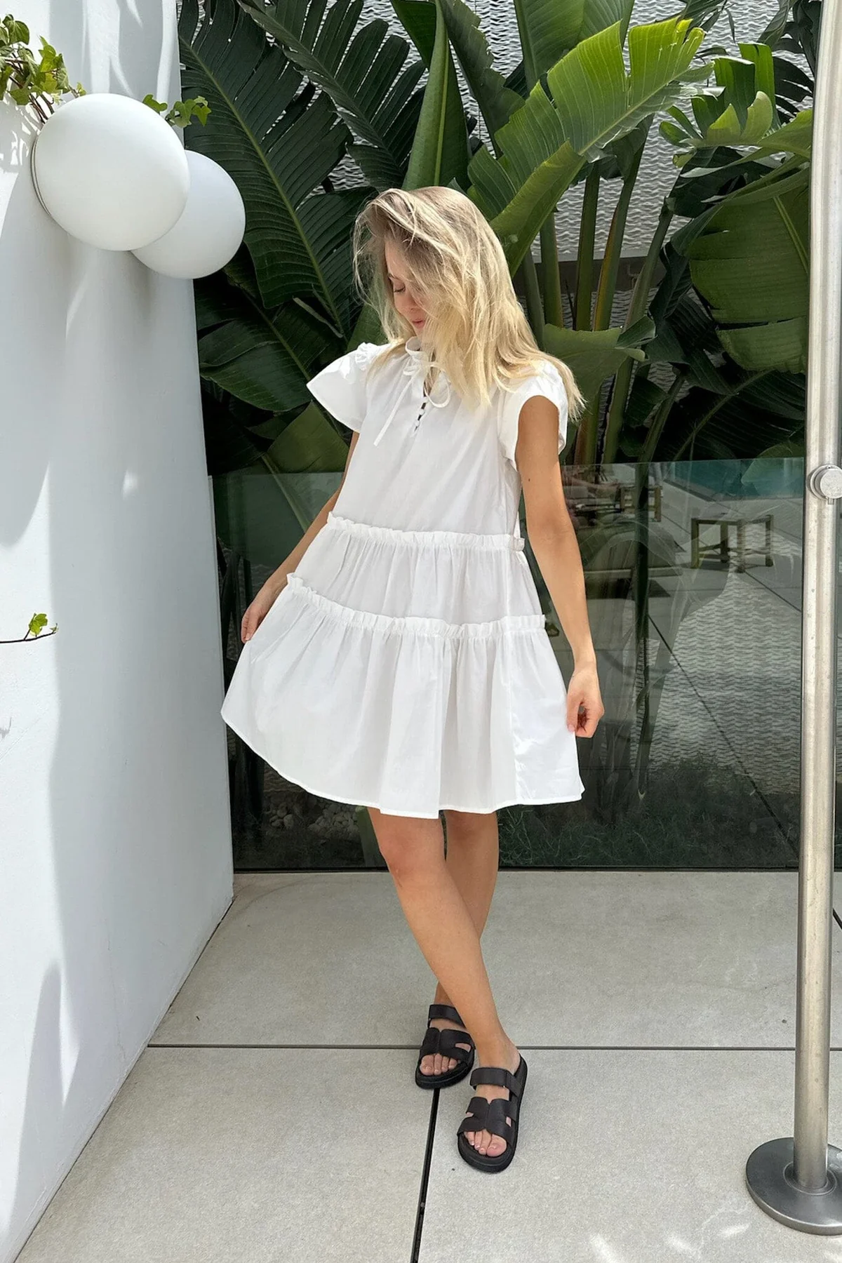 BYIC Fridaic Dress white white