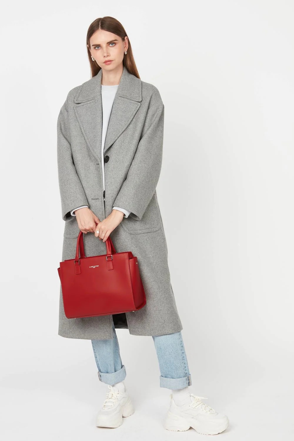 Smooth-Grand sac cabas main