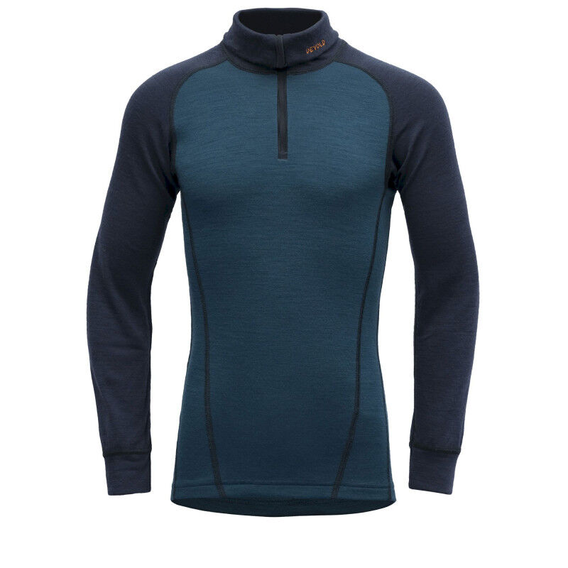 Duo Active Merino Zip Neck Jr - Maillot thermique laine mérinos enfant