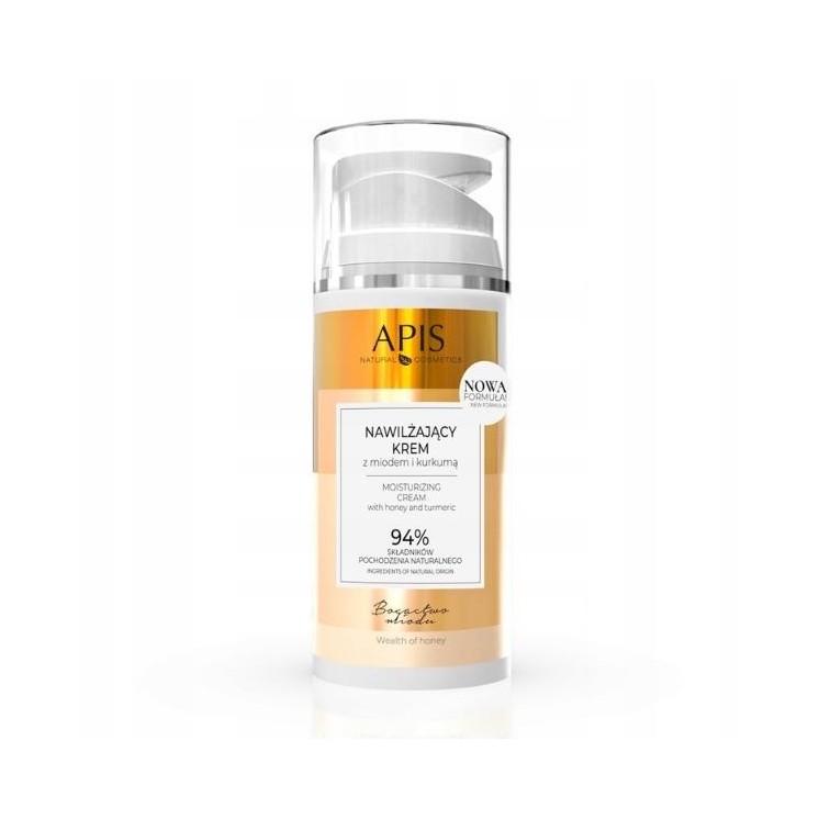 Apis Wealth of Honey hydraterende gezichtscrème met honing en kurkuma 100 ml