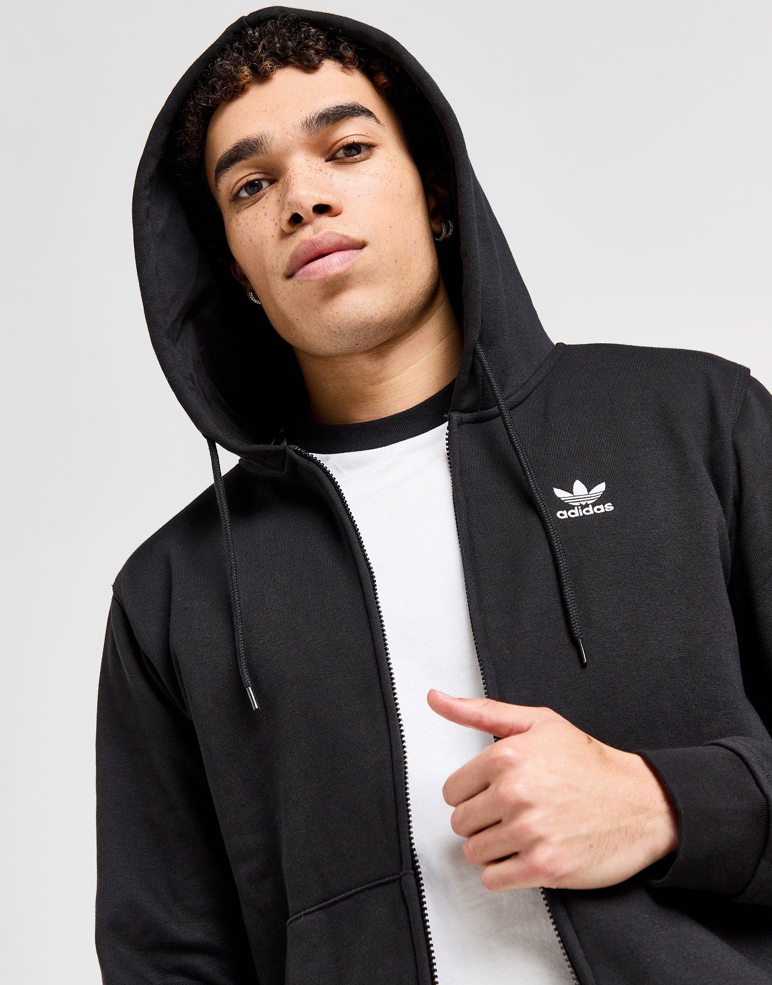 adidas Veste à capuche entièrement zippée Trèfle Essentials