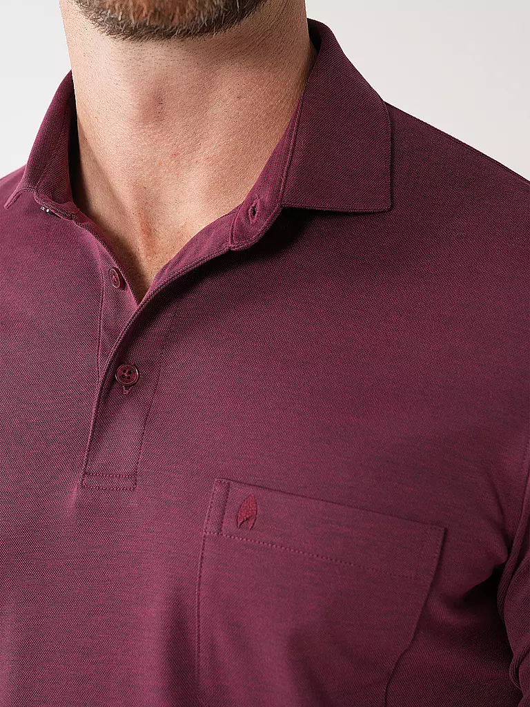 RAGMAN Poloshirt dunkelrot