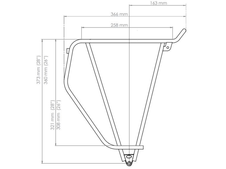 Tubus Cargo Evo Achterdrager