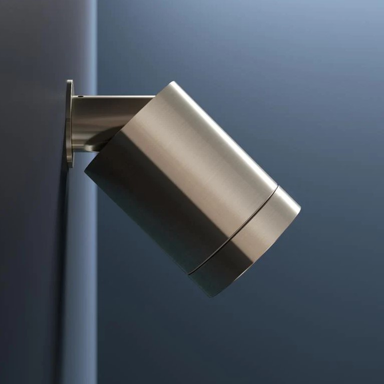 Hotbath Cobber hoofddouche met 3 standen en muurbevestiging messing geborsteld PVD