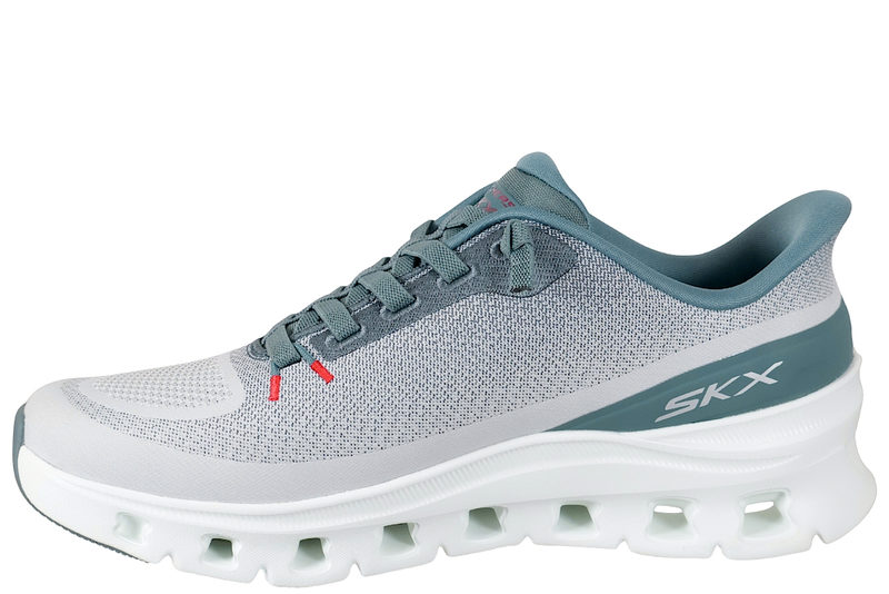 SKECHERS ARCH FIT GLIDE-STEP PRO GRAY BLUE SLIP-INS