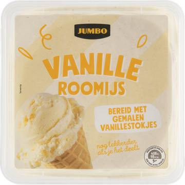 Jumbo Vanille Roomijs 1000 ml