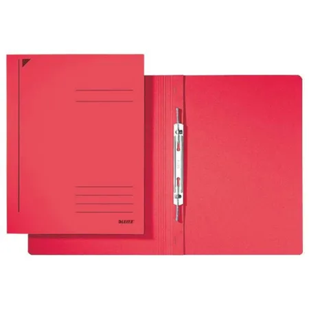 Leitz Spiralhefter, A4, kfm. Heftung, Pendarec-Karton, rot