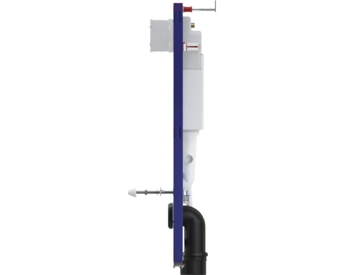 veporit. ICUBOX 1120.3 PRO voorwandelement voor toiletten en douchetoiletten, inbouwhoogte 1120 mm, inclusief wandbevestiging.