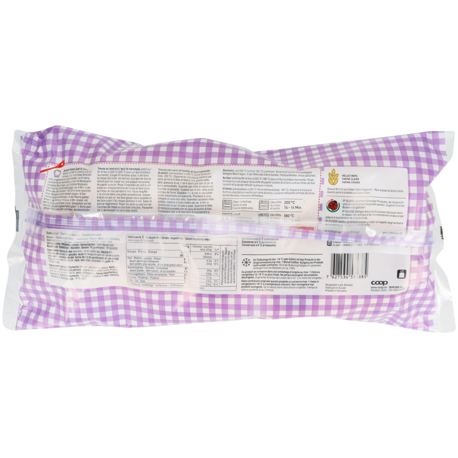 Betty Bossi Frischback Butterzopf IP-Suisse