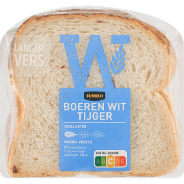 Jumbo - Boeren Tijgerbrood Wit - Half