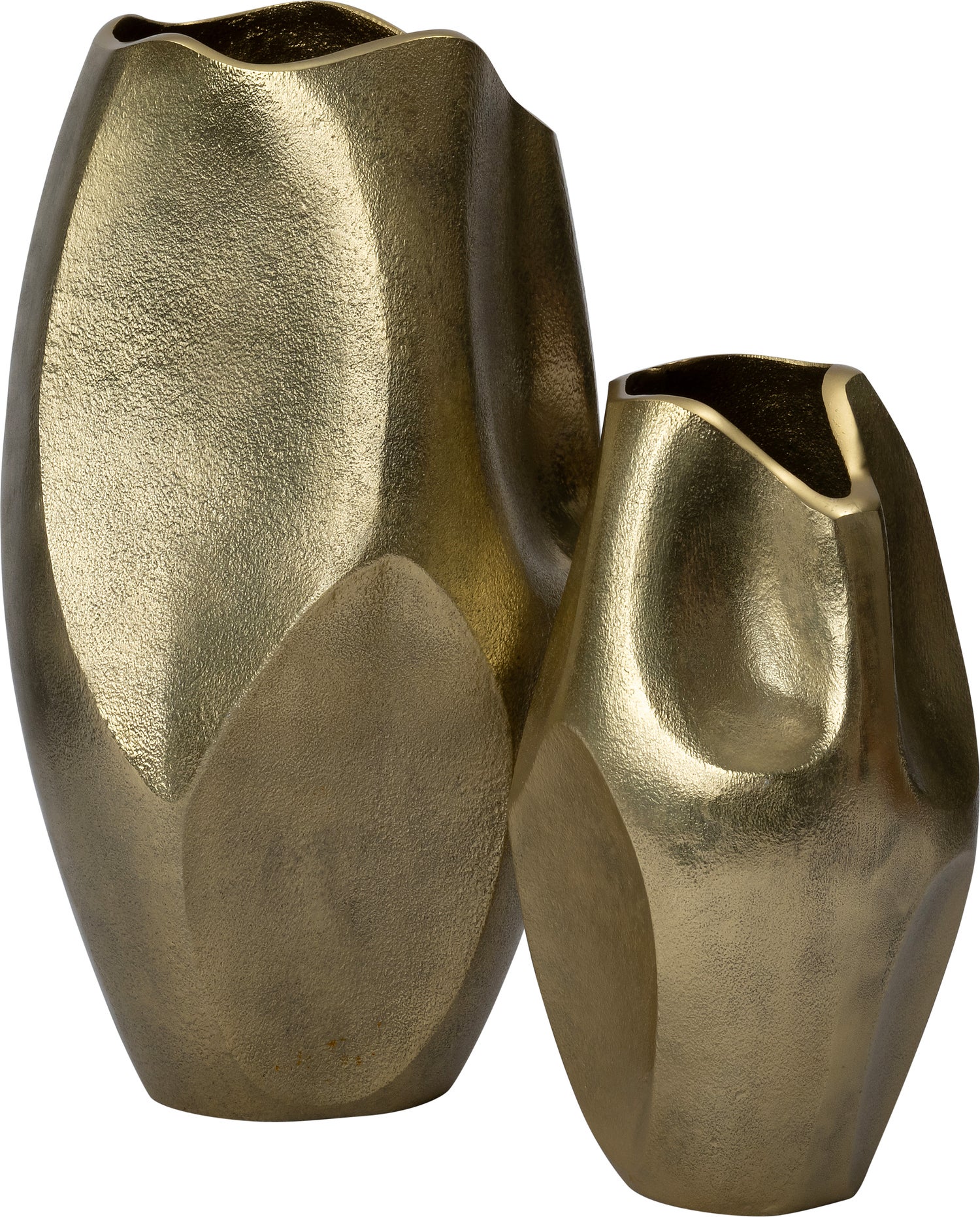 Intratuin vaas Dae goud D 14 H 25,5 cm