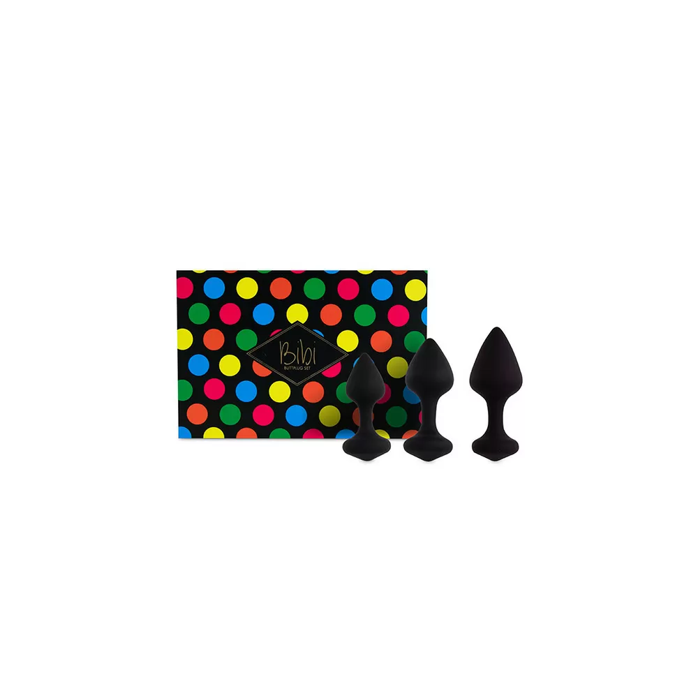 Feelztoys Bibi Butt Plug Set - Black