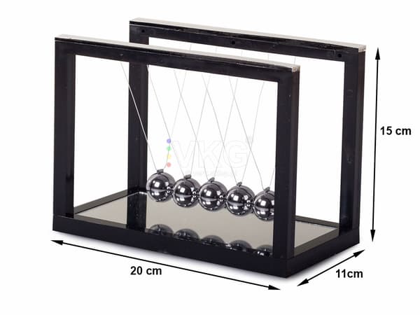 Newtons Vugge XXL - 20 cm - Med speil