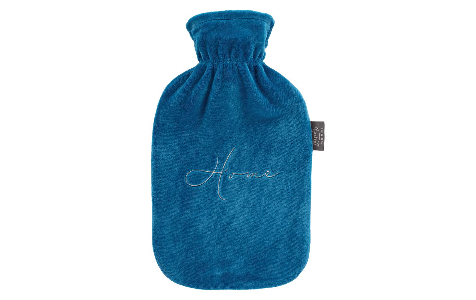 Wärmflasche mit Flauschbezug «Home» 2 lBettflasche