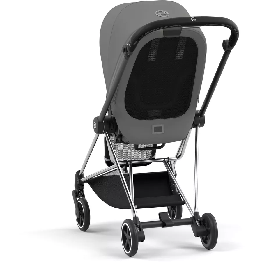 cybex PLATINUM Kombikinderwagen New Mios Chrome Black Mirage Grey