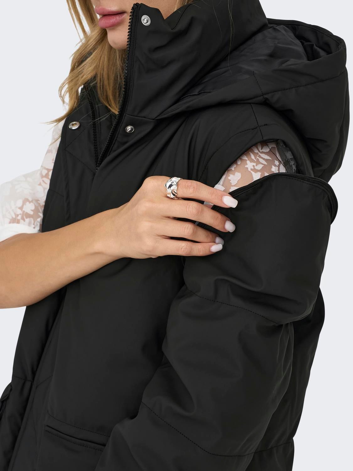 ONLSALLY Steppmantel Black