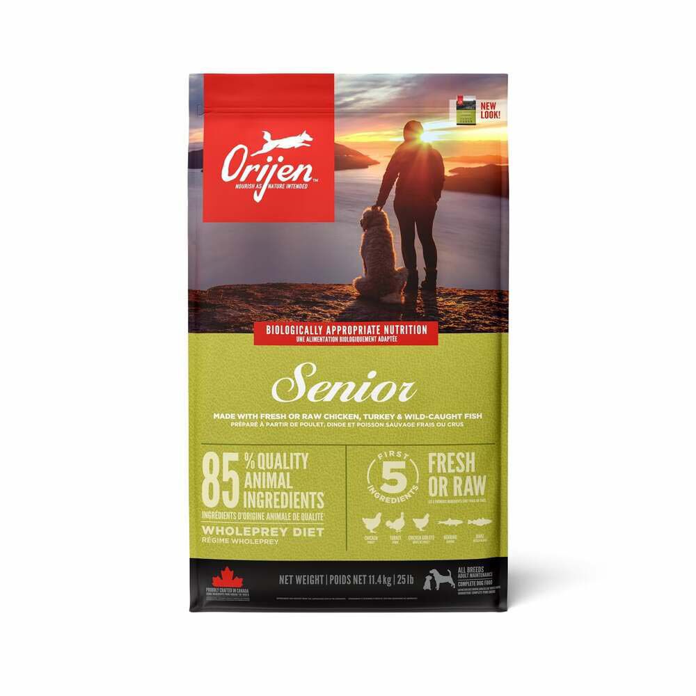 Orijen Senior Dog Whole Prey - Hondenvoer - 11.4 Kilogram - kip